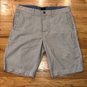 J. Crew men’s short in light blue seersucker